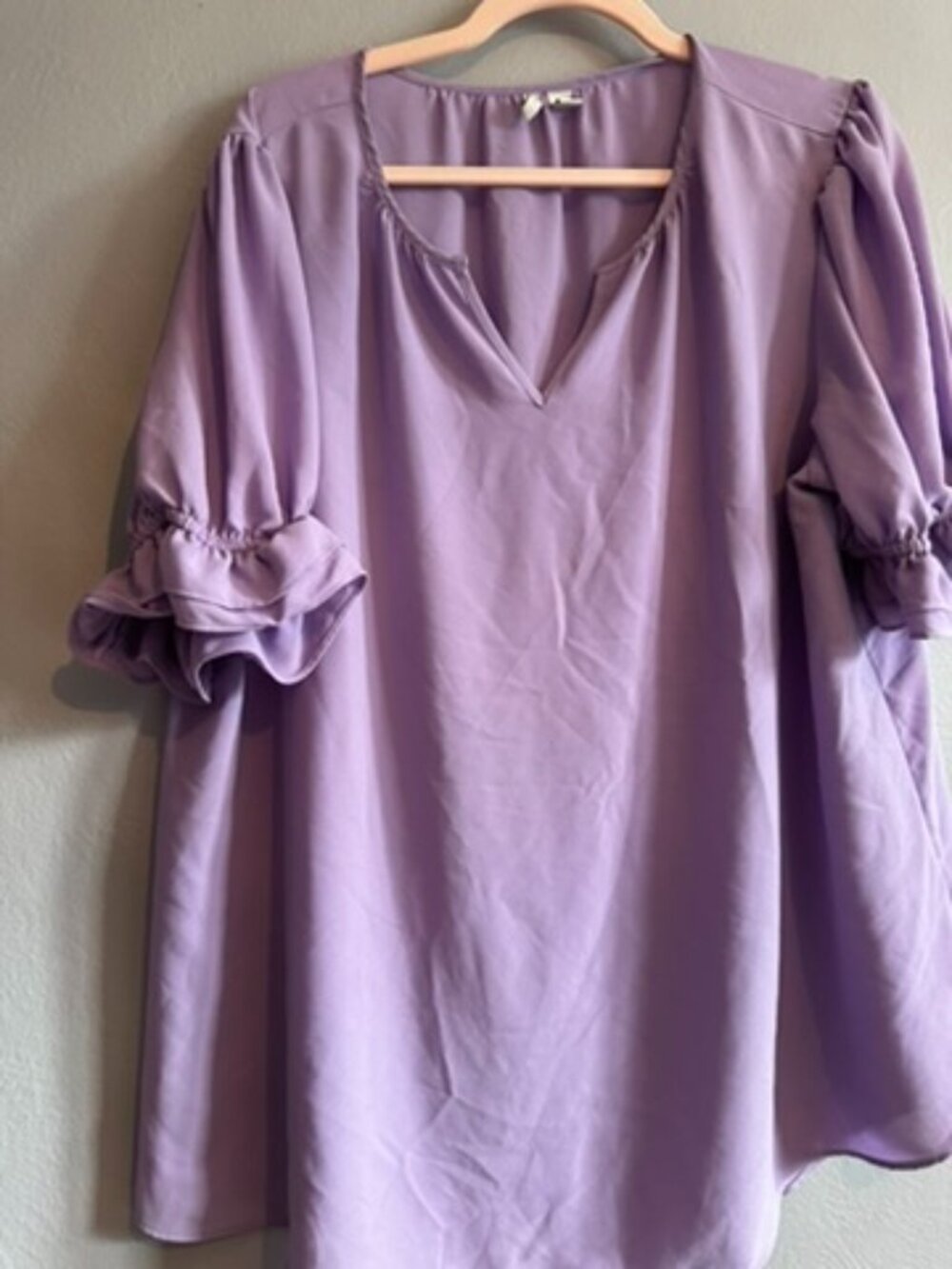 west. 1946 Lavender Purple Top - Size 18/20W
